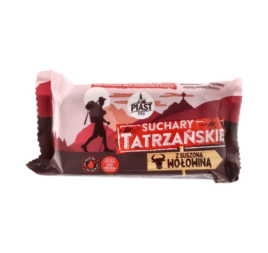 Suchary tatrzańskie z suszoną wołowiną Piast 70 g