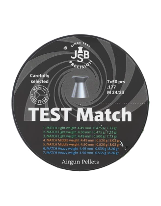 Śrut diabolo JSB Exact Test Match 4,5 mm 350 szt.