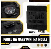 M-Tac panel na naszywki na MOLLE 80x85 Black 