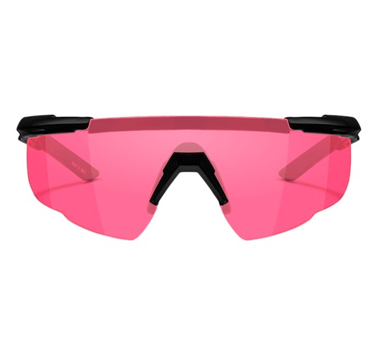 Okulary Wiley X Saber Advanced - wermilion, czarne oprawki