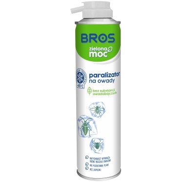 Paralizator Bros na owady 300 ml zielona moc