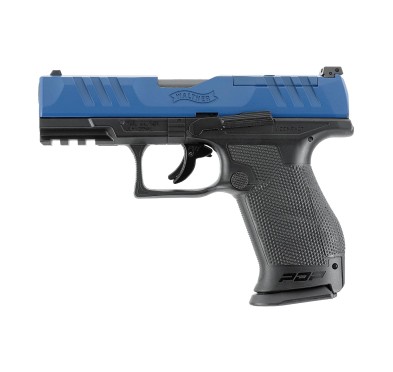 Pistolet Walther T4E PDP Compact 4" .43 czarno-niebieski