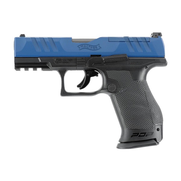 Pistolet Walther T4E PDP Compact 4" .43 czarno-niebieski