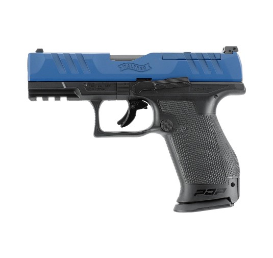 Pistolet Walther T4E PDP Compact 4" .43 czarno-niebieski