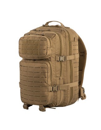 Plecak M-Tac - duży plecak z lasercutem w kolorze piaskowym