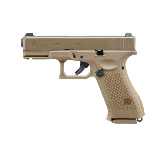 Replika pistolet ASG Glock 19X 6 mm coyote green gas