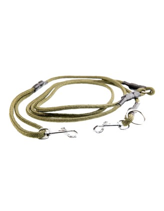 Smycz przepinana 4wild.eu - wygodna i stylowa smycz, 3 m, khaki