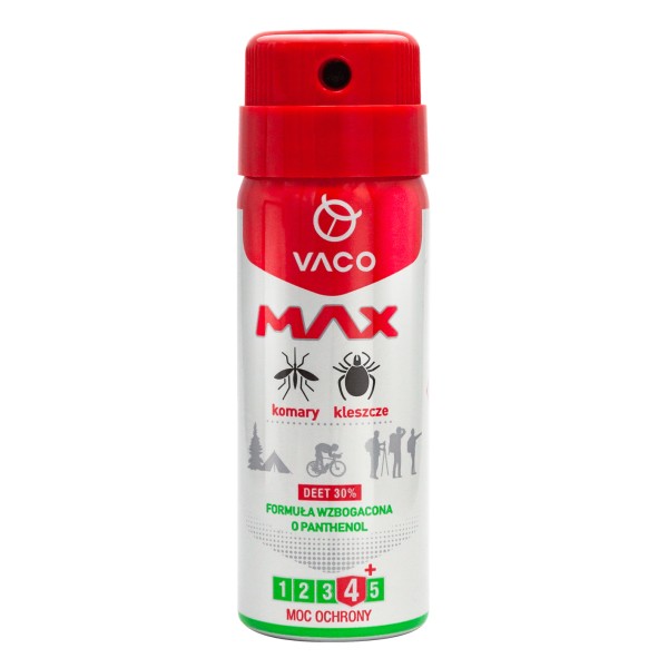 Spray Max Vaco na komary, kleszcze, meszki Z Panthenolem 50 ml