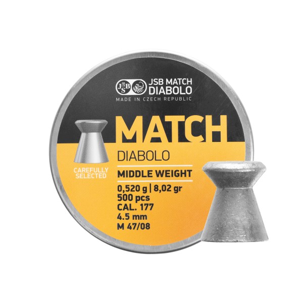 Śrut diabolo JSB Match Middle 4,51 mm 500 szt.