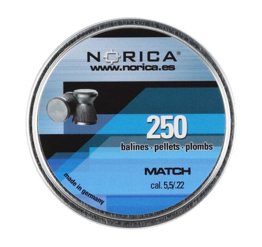 Śrut Norica Match 5,5 mm 250 szt.