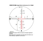 Luneta celownicza Vortex Viper PST II 3-15x44 30 mm AO EBR-4