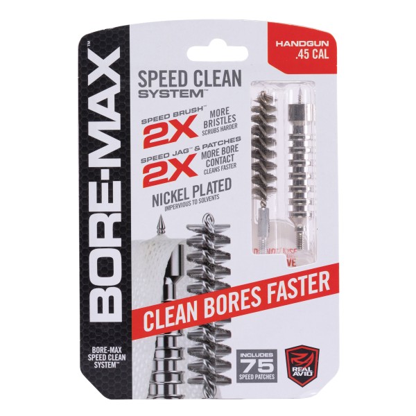 Zestaw do czyszczenia luf pistoletowych Real Avid Bore Max Speed Clean Set do .45