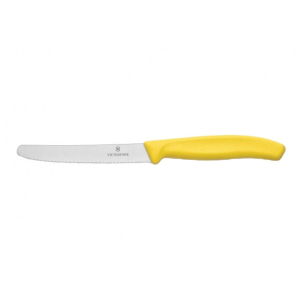 Nóż do pomidorów Victorinox ząbkowany 11cm żółty 6.7836.L118