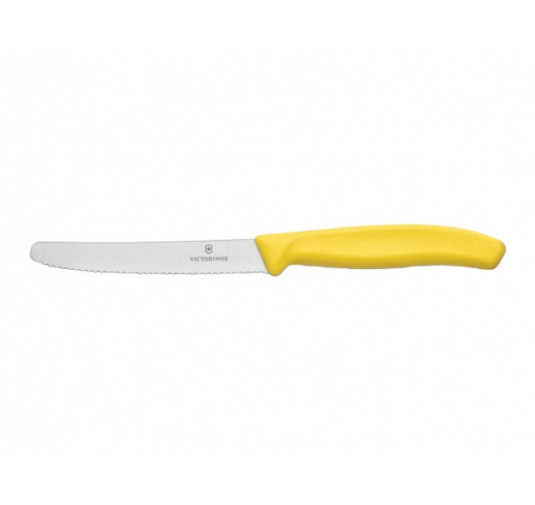 Nóż do pomidorów Victorinox ząbkowany 11cm żółty 6.7836.L118