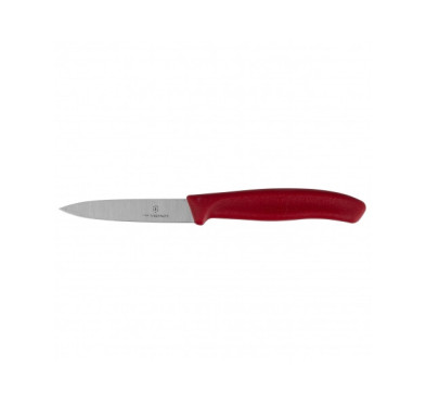 Nóż do warzyw i owoców Victorinox 6.7601 (gładki, 8 cm, czerwony)