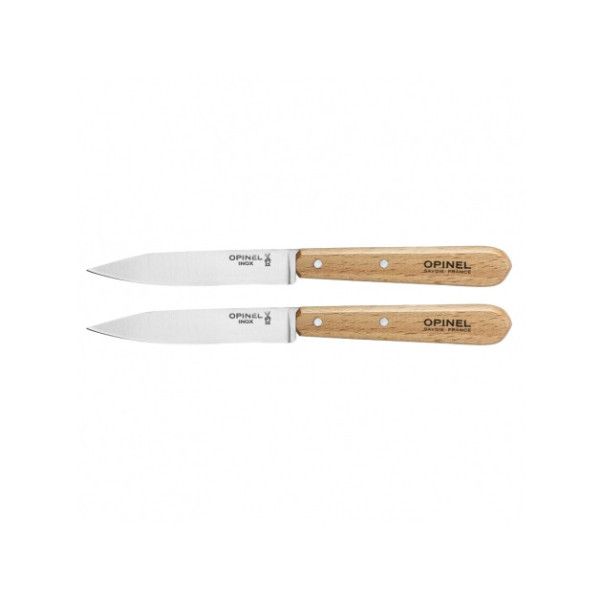 Nóż kuchenny Opinel Natural 2 112 Paring Knife - 2 sztuki