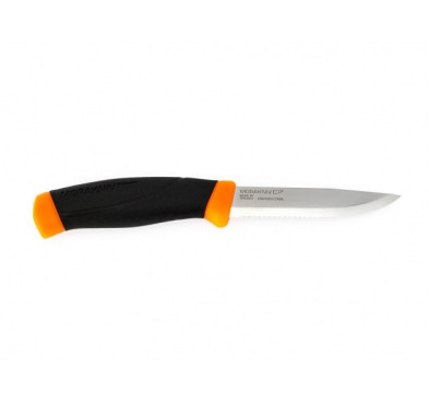 Nóż Morakniv Companion F Serrated pomarańczowy ząbkowany stal nierdzewna