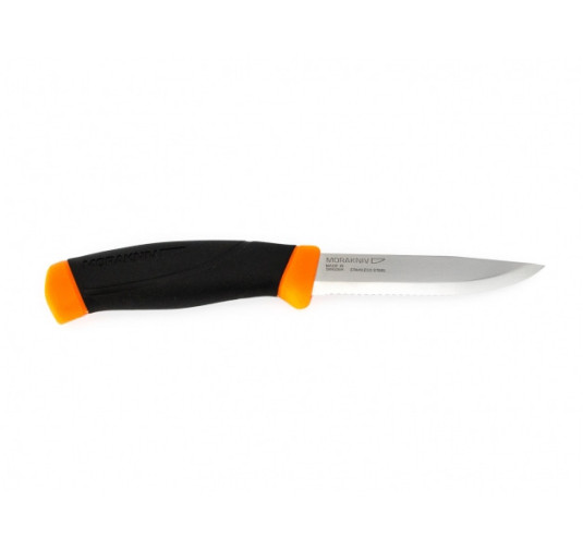 Nóż Morakniv Companion F Serrated pomarańczowy ząbkowany stal nierdzewna