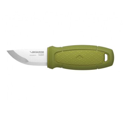 Nóż Morakniv Eldris oliwkowy z zestawem Neck Knife stal nierdzewna