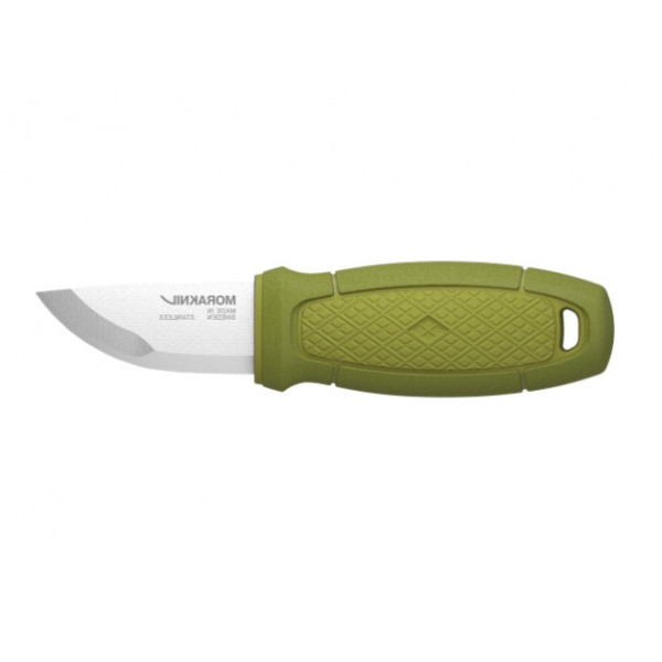 Nóż Morakniv Eldris oliwkowy z zestawem Neck Knife stal nierdzewna