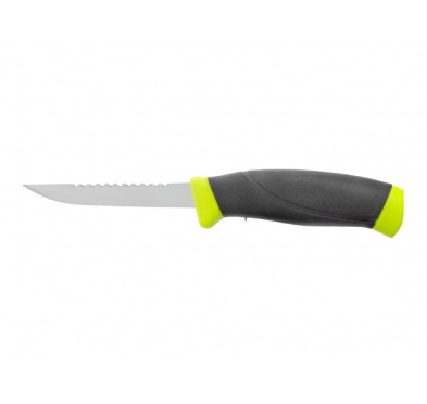 Nóż Morakniv Fishing Comfort Scaler 098 z ząbkami stal nierdzewna