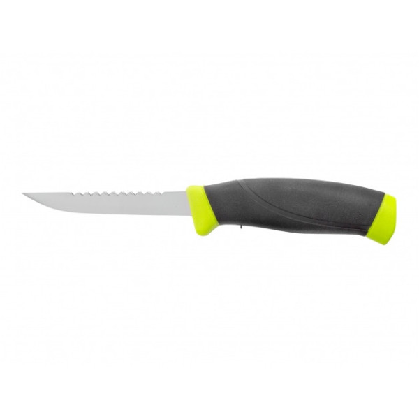 Nóż Morakniv Fishing Comfort Scaler 098 z ząbkami stal nierdzewna