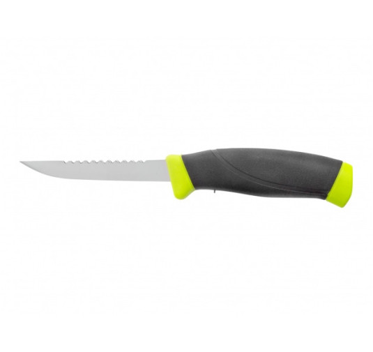 Nóż Morakniv Fishing Comfort Scaler 098 z ząbkami stal nierdzewna