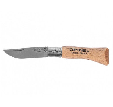 Nóż Opinel 02 inox buk